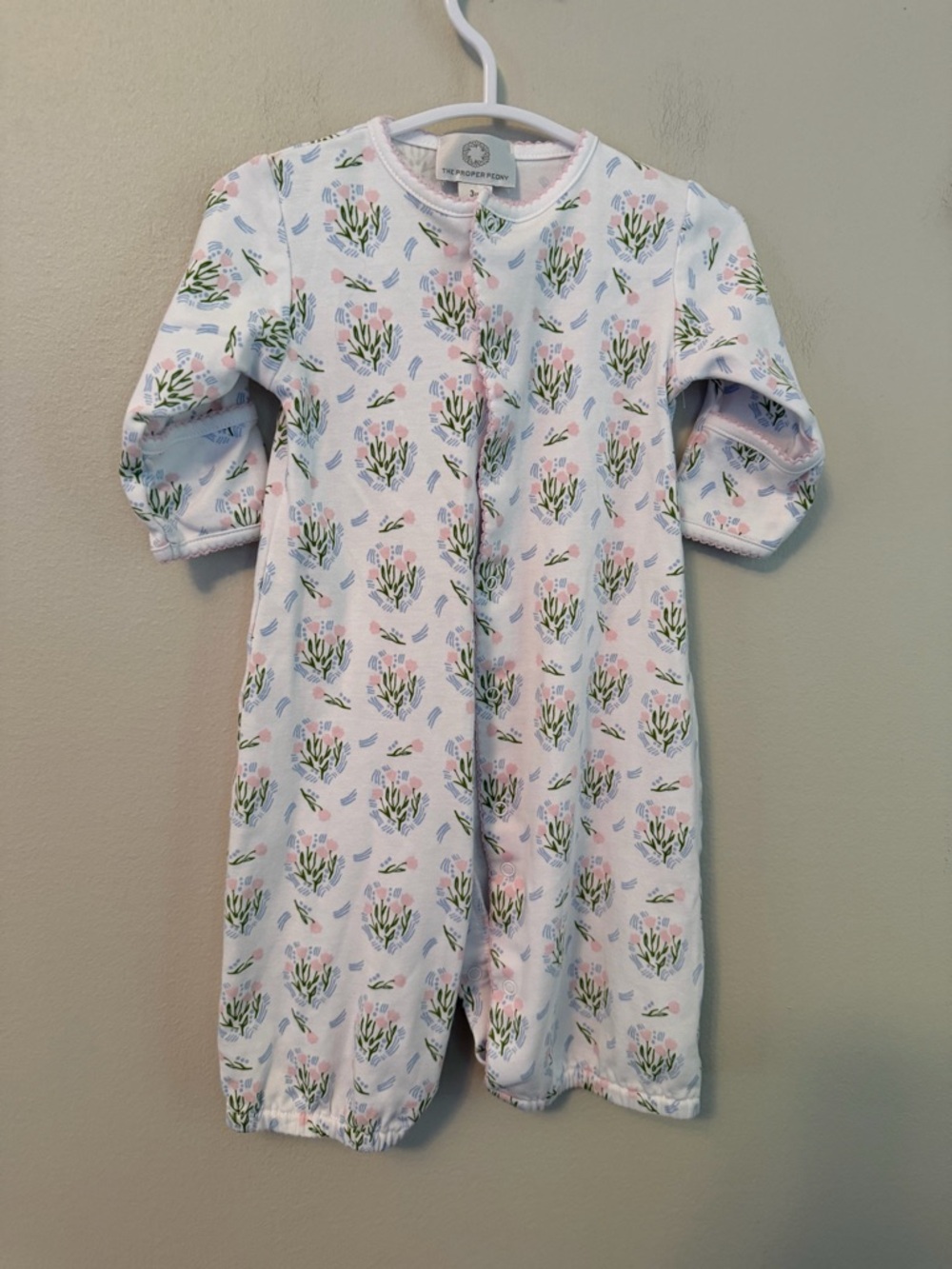 The Proper Peony Pink Floral Romper